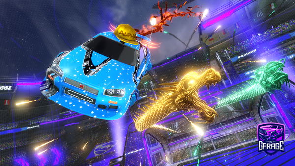 A Rocket League car design from dmoneylol7