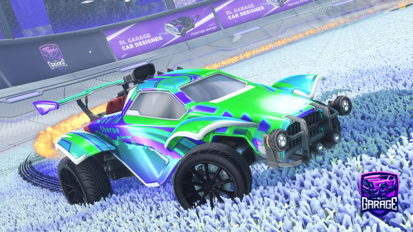 A Rocket League car design from Ferni15