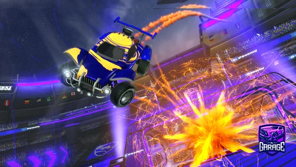 A Rocket League car design from Mini_Bond006