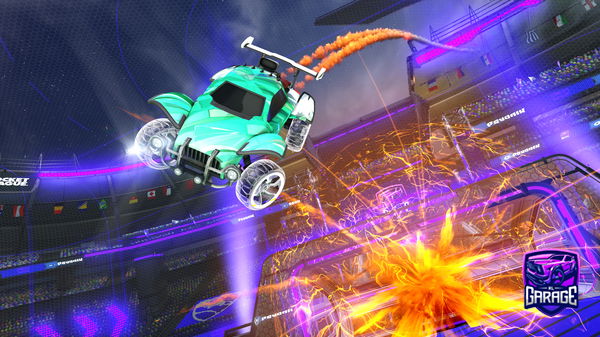 A Rocket League car design from EXALTERGG