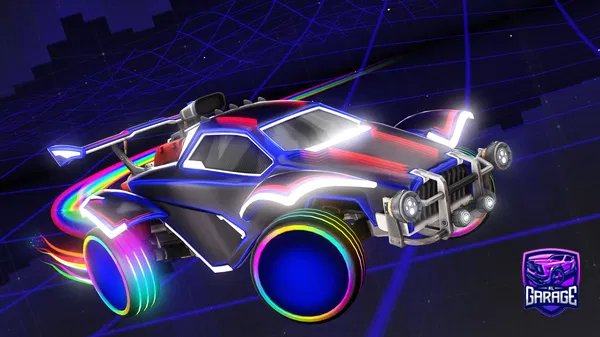 A Rocket League car design from Dxrkrl1