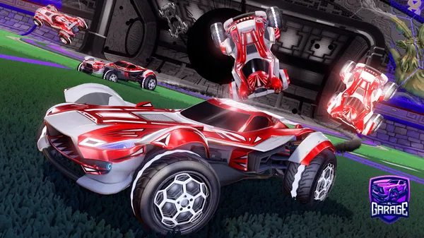 A Rocket League car design from _martinez_