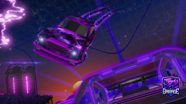 A Rocket League car design from SableRacer