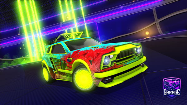 A Rocket League car design from Vib1nDin0