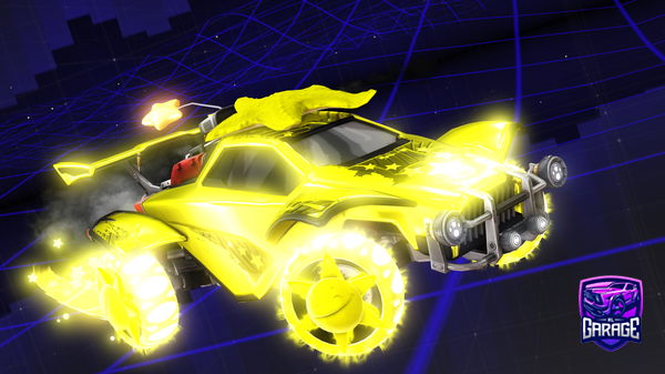 A Rocket League car design from IntenseLama6779