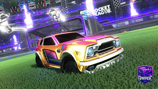 A Rocket League car design from whirlvoid