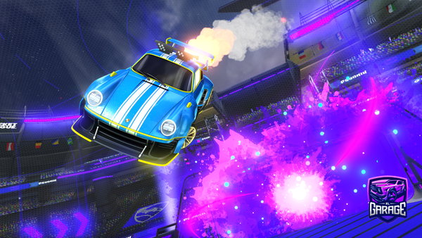 A Rocket League car design from fanex2