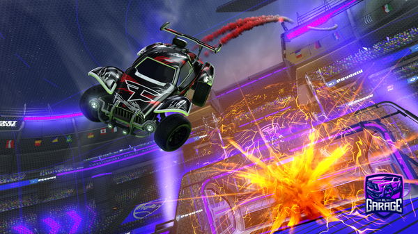 A Rocket League car design from Wesok