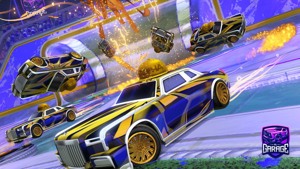 A Rocket League car design from Rezzzzzz1