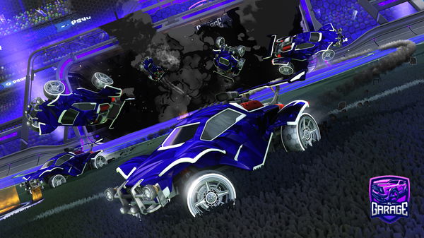 A Rocket League car design from Fraftyxd