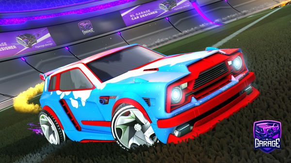 A Rocket League car design from PalmRL