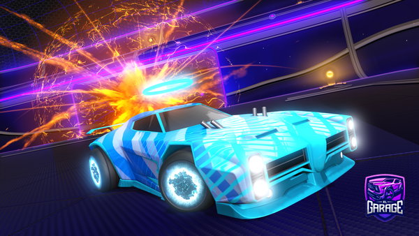 A Rocket League car design from Goldengalaxy09