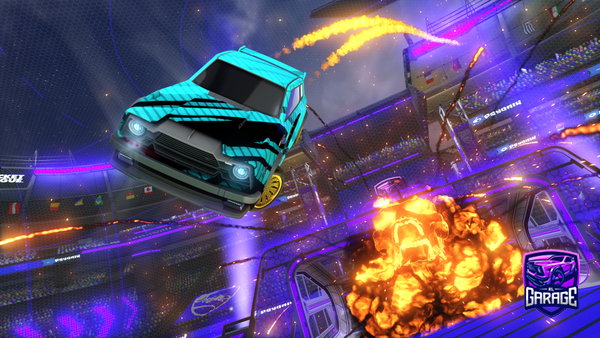 A Rocket League car design from LeoS09