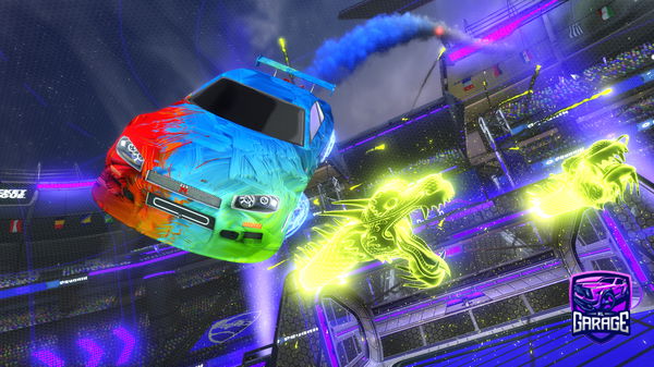 A Rocket League car design from SDsnappy