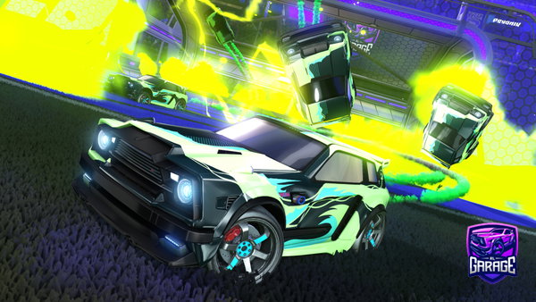 A Rocket League car design from Tupac52