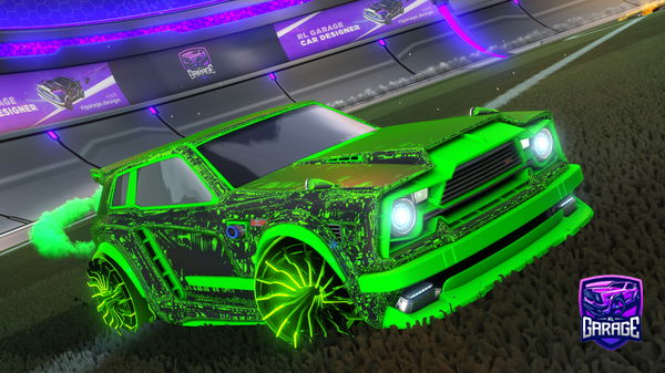 A Rocket League car design from DANIELODURI