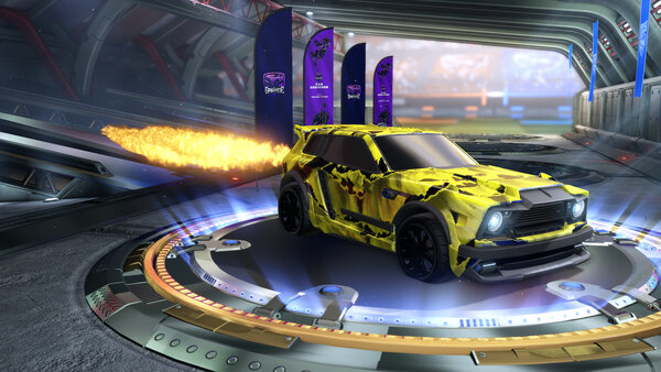 A Rocket League car design from Zep973