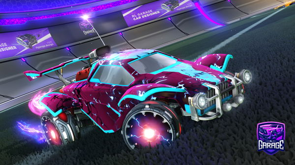 A Rocket League car design from HSA-MIXER