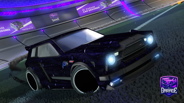 A Rocket League car design from heelloo