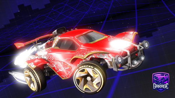 A Rocket League car design from DragonLock