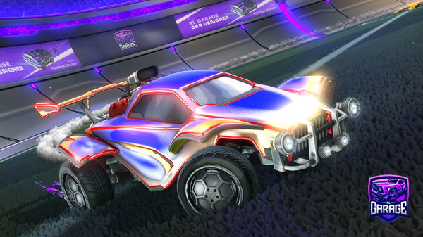 A Rocket League car design from ntrsniperz