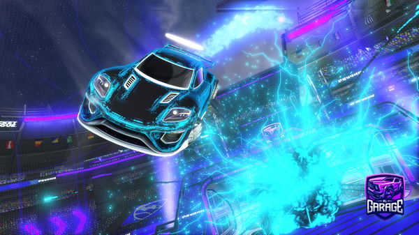 A Rocket League car design from Wresets12