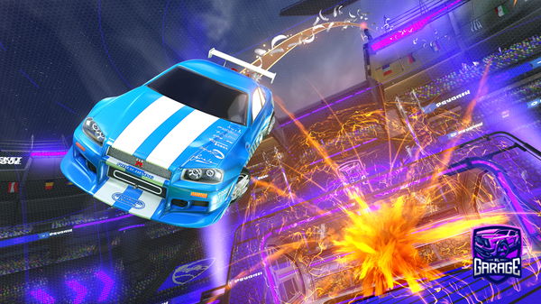 A Rocket League car design from ThomasLePlusFort