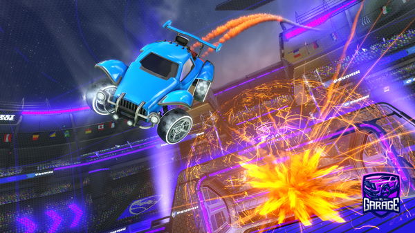 A Rocket League car design from Svennydashunderscoredash