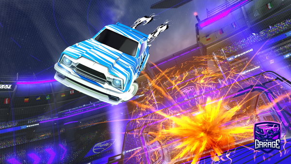 A Rocket League car design from woodymammoth