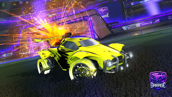 A Rocket League car design from Spitze-Kreis