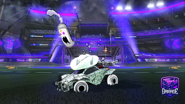 A Rocket League car design from keyholery