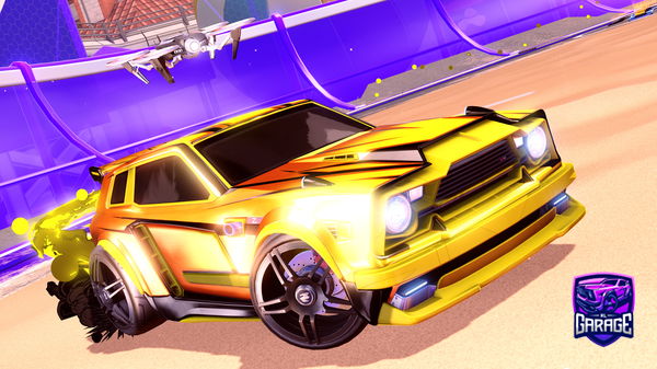 A Rocket League car design from DarkCharxDesigns