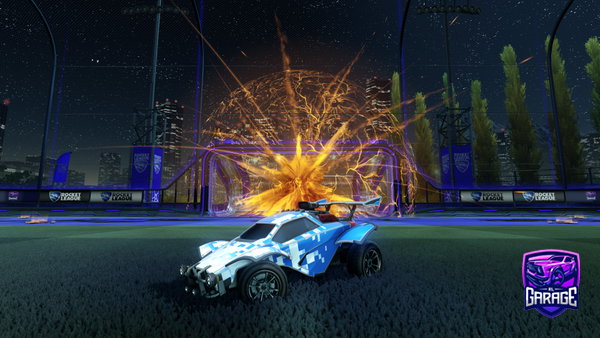 A Rocket League car design from LunatikFlowMME