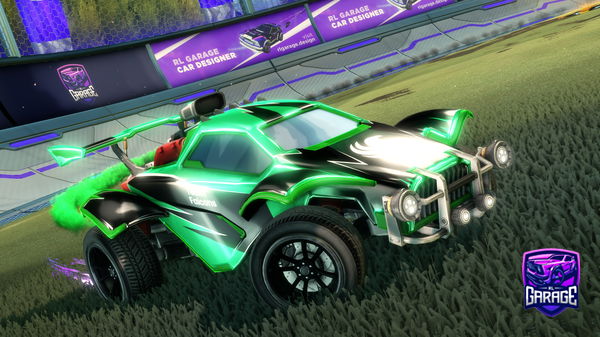 A Rocket League car design from Pupsie