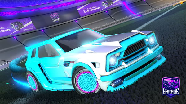 A Rocket League car design from Huntergto68yt