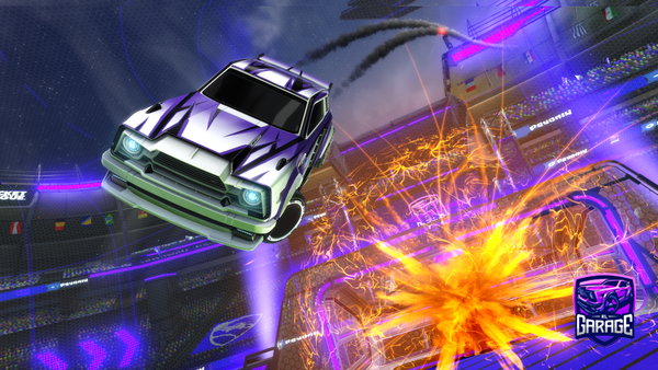 A Rocket League car design from Lolhub