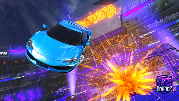 A Rocket League car design from 99firewolf99