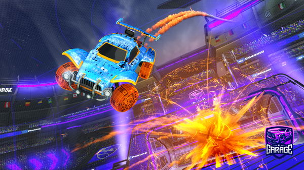 A Rocket League car design from yzorf