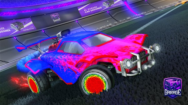 A Rocket League car design from Ghosssstly