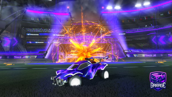 A Rocket League car design from IwantZombas77