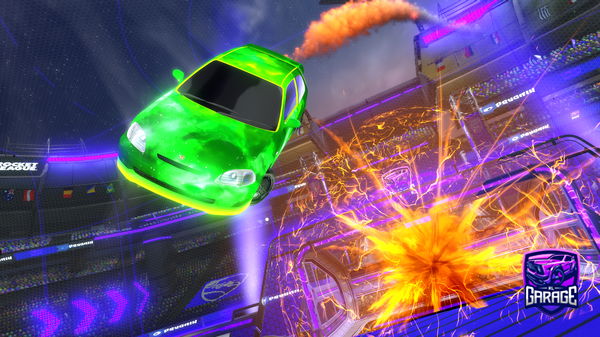 A Rocket League car design from OllyxC00mb3s