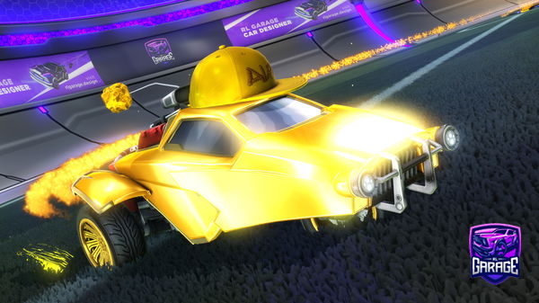 A Rocket League car design from Mikakwmp