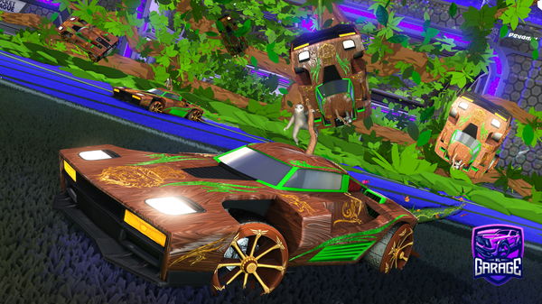 A Rocket League car design from Roffeloffe