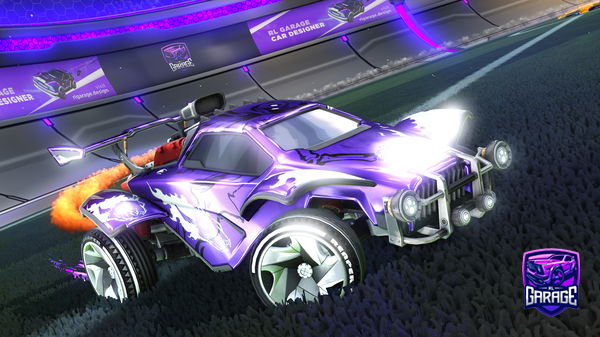 A Rocket League car design from Spyder342