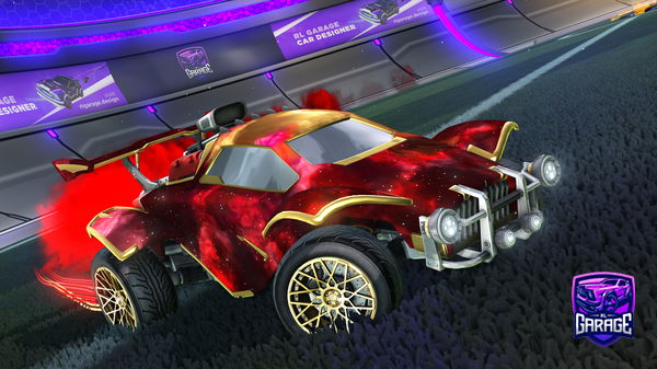 A Rocket League car design from JVRTrading