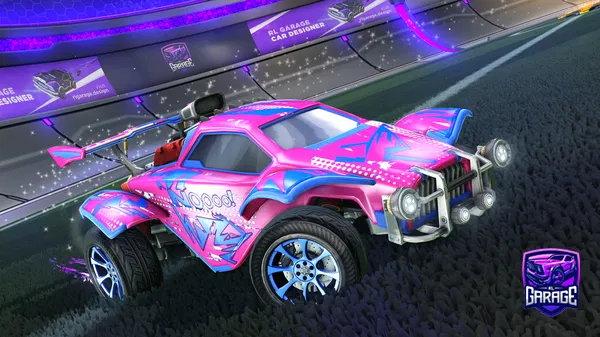 A Rocket League car design from Isakiscoolbtw