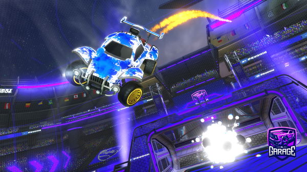 A Rocket League car design from Nisha2