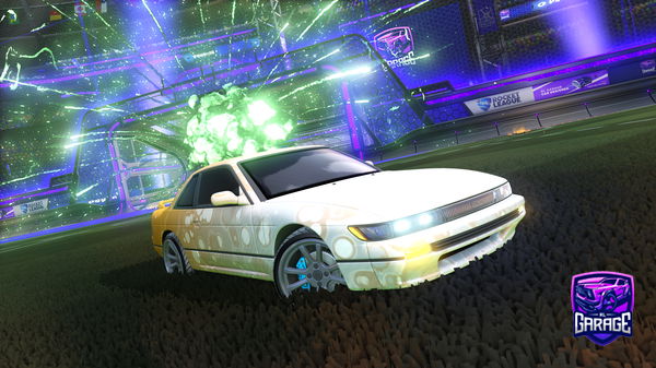 A Rocket League car design from MrWoodTTV