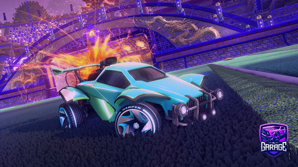 A Rocket League car design from kherii