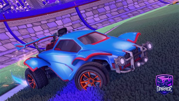 A Rocket League car design from Steelcool88